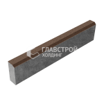 Камень бортовой БР 100.20.8, коричневый