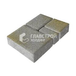Тротуарная плитка Эпика, меланж на камне, 6 см